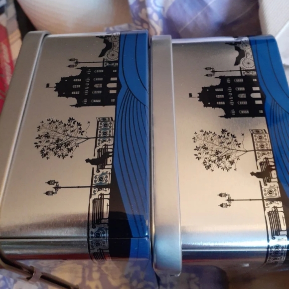 2x Paris Metal Tin Boxes - Picture 4 of 6